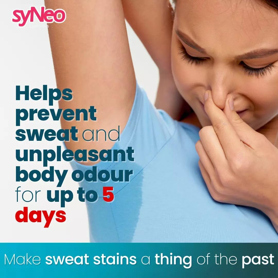 SyNeo 5 Déodorant Roll-On anti-transpirant pour femme et homme, 1 pack (1 x 50 ml)