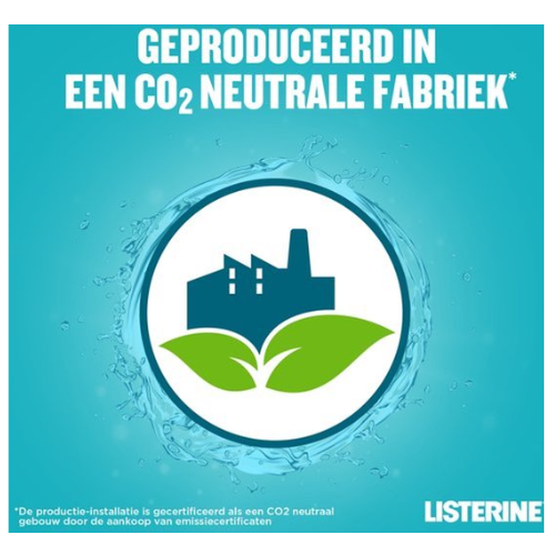 LISTERINE Cool Mint mondwater - verfrissende mondspoeling - voordeelverpakking - 4x750ml