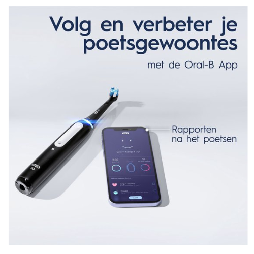 Oral-B iO 4N - Black & White - Elektrische Tandenborstels - Ontworpen Door Braun