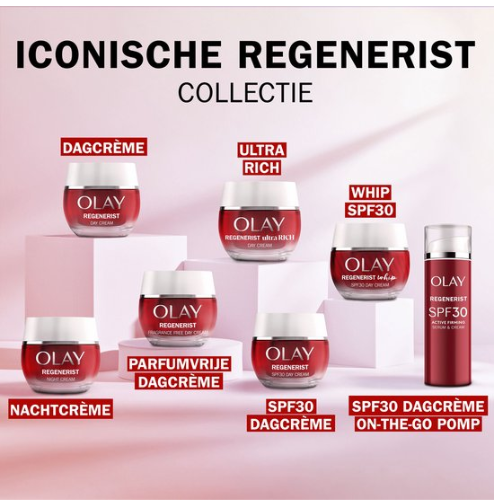 Olay Regenerist Dagcrème - Ultra Rich hydraterende crème met niacinamide - peptiden en sheaboter - 50ml
