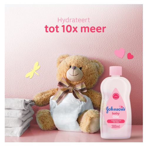 Johnson's Baby Olie Normaal - Voordeelverpakking - 3 x 300ml