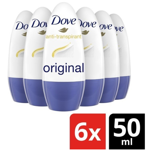 Dove Original - Deodorant Roller - 6 x 50 ml