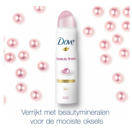 Dove Beauty Finish Anti-transpirant Deodorant - Voordeelverpakking- 6 x 150 ml