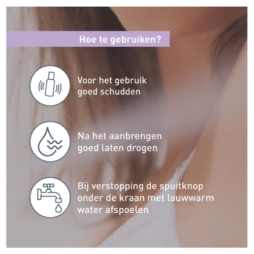 Deoleen Anti-transpirant - Pompspray Sensitive - Voorkomt overmatige transpiratie en transpiratiegeur - 48 uur effectief - 0% parfum & 0% alcohol - Deodorant - 75 ml