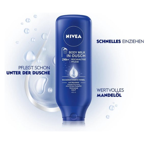 Nivea In-Shower Bodymilk Droge Huid met Amandelolie 400ml