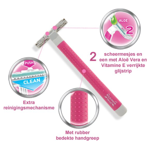 Wilkinson Sword Extra 2 Beauty Wegwerpscheermesjes- 15 stuks -