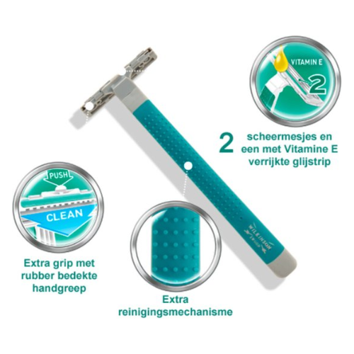 Wilkinson Sword Extra 2 Sensitive wegwerp Scheermesjes - 15 stuks