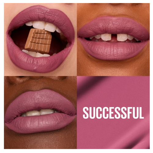 Maybelline New York - SuperStay Matte Ink Lipstick - 165 Successful - Roze - Matte, Langhoudende Lippenstift - 5 ml