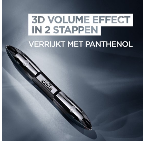 L'Oréal Paris - PRO XXL VOLUME - Zwart - Intens volume mascara - 12 ml