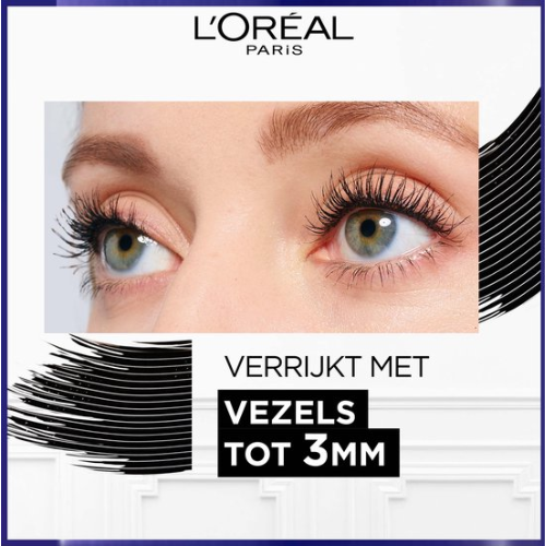 L'Oréal Paris - PRO XXL EXTENSION - Zwart - Mascara geïnspireerd op het effect van wimperextensions - 12 ml - voordeelverpakking - 3 Stuks