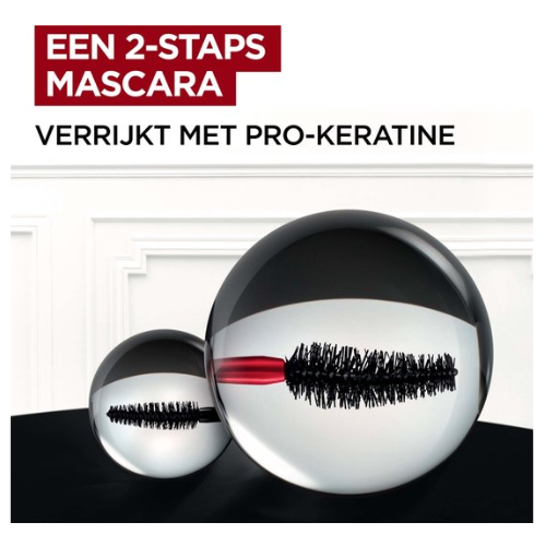 L'Oréal Paris PRO XXL LIFT 2-staps Mascara - Zwart - 12ml - Voordeelverpakking - 3 Stuks