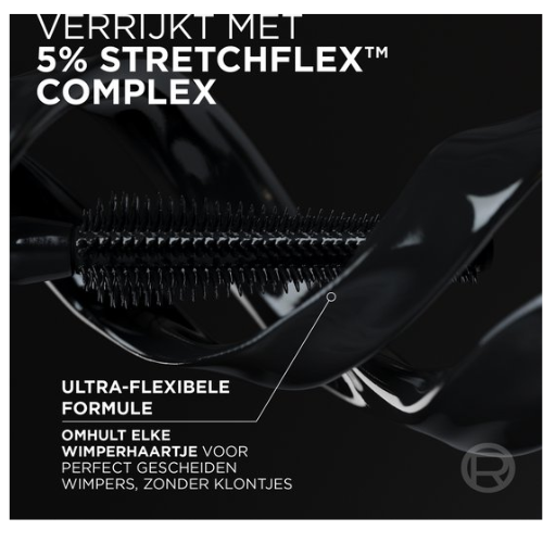 L'Oréal Paris Panorama Mascara Black - Lengte, separatie en volume Mascara - korte en lange borstelhaartjes voor groter lijkende ogen - Mascara voor gevoelige ogen – Zwart - 8ml - voordeelverpakking - 3 Stuks