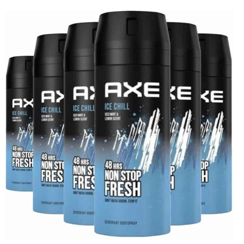 Axe Deodorant Bodyspray Ice Chill voordeelverpakking - 6 x 150 ml