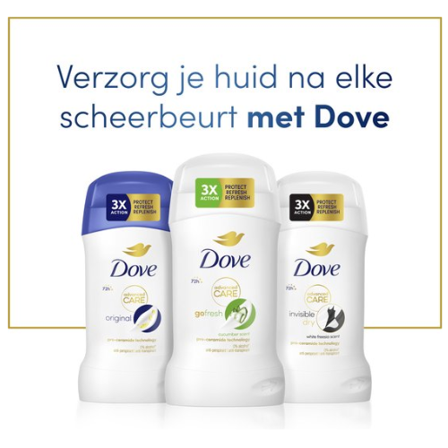 Dove Advanced Care Go Fresh Anti-Transpirant Deodorant Stick - Cucumber - 6 x 50 ml - Voordeelverpakking