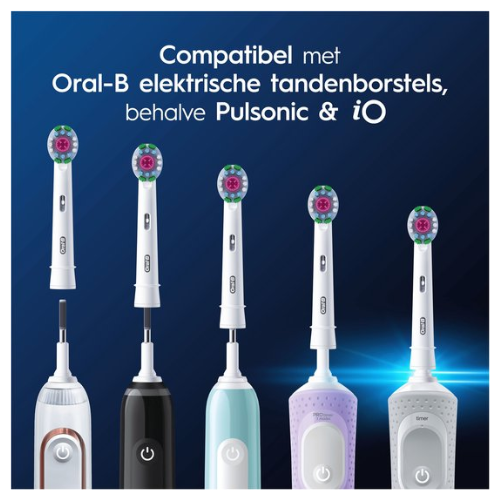 Oral-B 3D White - Avec technologie CleanMaximiser - Têtes de brosse - Lot de 8