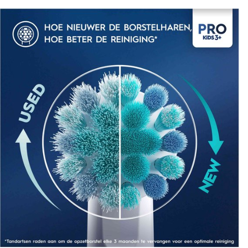 Brossettes de rechange Oral-B Pro Kids – Avec Disney La Reine des Neiges – Lot de 4