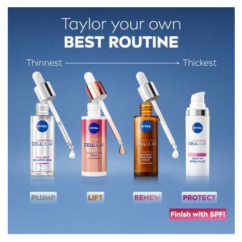 Sérum Visage Cellulaire Vitamine C NIVEA - Sérum Visage pour une Peau Éclatante - Anti-Rides et Anti-Âge - Soin de la Peau à la Vitamine C et E - 30 ml