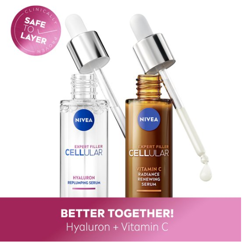 Sérum Visage Cellulaire Vitamine C NIVEA - Sérum Visage pour une Peau Éclatante - Anti-Rides et Anti-Âge - Soin de la Peau à la Vitamine C et E - 30 ml