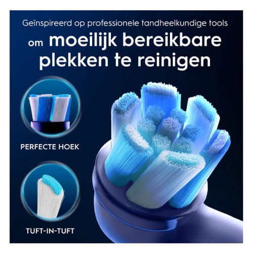 Brossettes Oral-B iO Series Ultimate Clean - Original - Poils croisés - Lot de 4