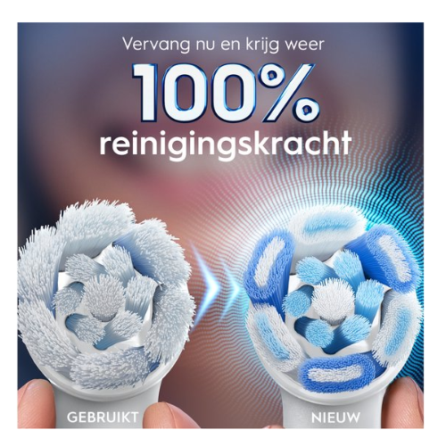 Lot de 4 têtes de brosse à dents Oral-B iO Ultimate Clean, noir