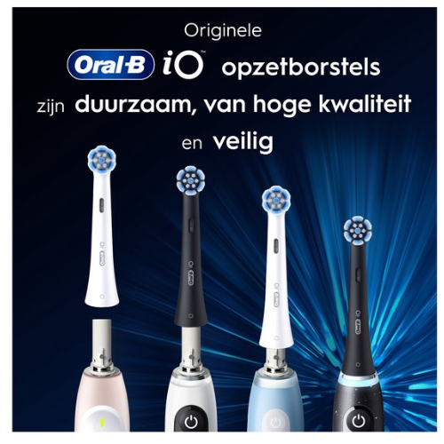 Brossettes de brosse Oral-B iO Ultimate Clean Noir 6 pièces