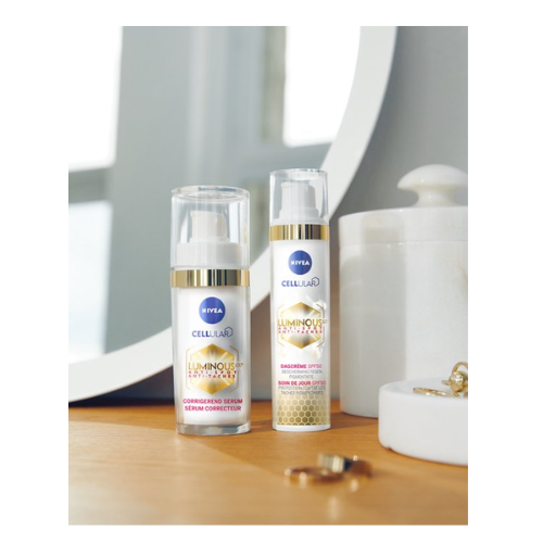 Crème de jour anti-taches NIVEA Cellular LUMINOUS630 - Anti-taches pigmentaires - Soin visage tous types de peau - SPF 50 - 40 ml