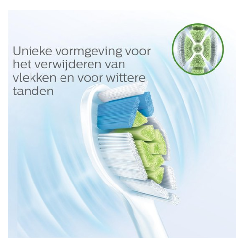 Philips Sonicare W2 Optimal White - Têtes de brosse - 4 pièces - Noir - HX6064/11