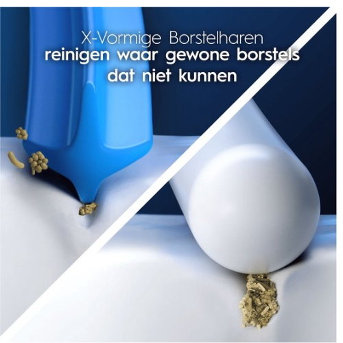 Brossettes de rechange Oral-B Cross Action Pro - Avec technologie CleanMaximiser - Lot de 10 - Compatibles avec les brosses à dents électriques