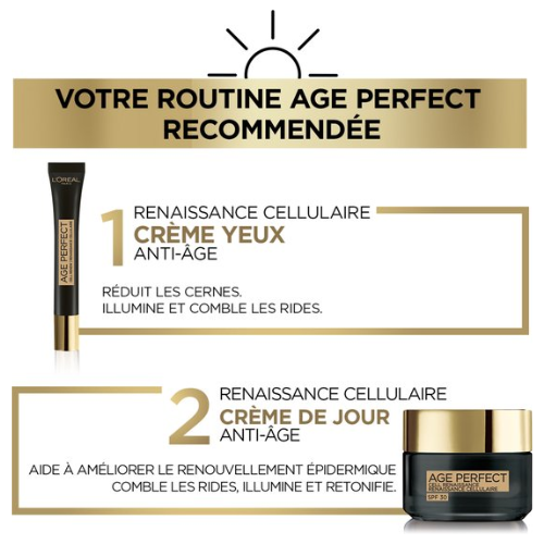 Crème contour des yeux Age Perfect Cell Renaissance de L'Oréal Paris - 15 ml