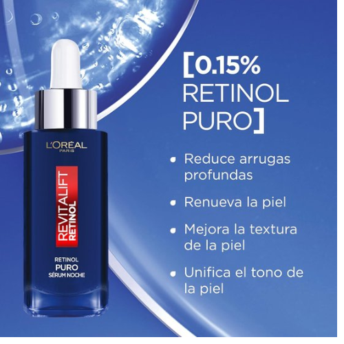 Sérum de nuit au rétinol Revitalift de L'Oréal Paris - Anti-rides - 30 ml