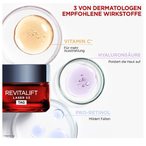 Crème de jour Revitalift Laser X3 de L'ORÉAL PARIS, 50 ml