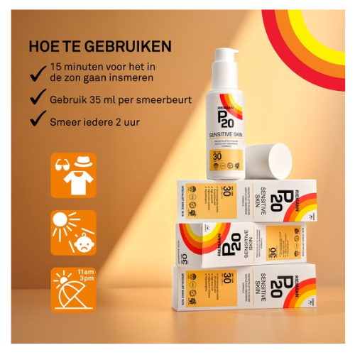 P20 Peau Sensible SPF 30 - peau sensible aux coups de soleil - indice 30 - 200 ml