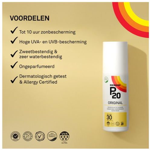 P20 Original SPF 30 - Spray solaire - Facteur 30 - 175 ml