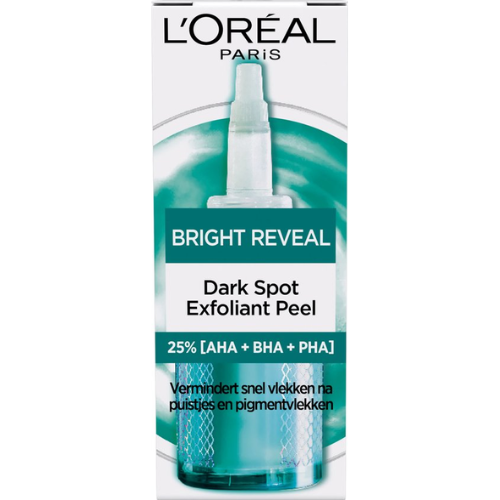 L'Oréal Paris Bright Reveal Exfoliant Peeling - Effet unifiant - action rapide sur tous types de taches pigmentaires - 25 ml
