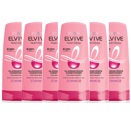 L’Oréal Paris Elvive Nutri Gloss Conditioner -voordeelverpakking - 6 x  200 ml