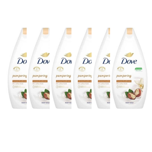 Dove Douchegel – Shea Butter voordeelverpakking - 6 x 450 ml