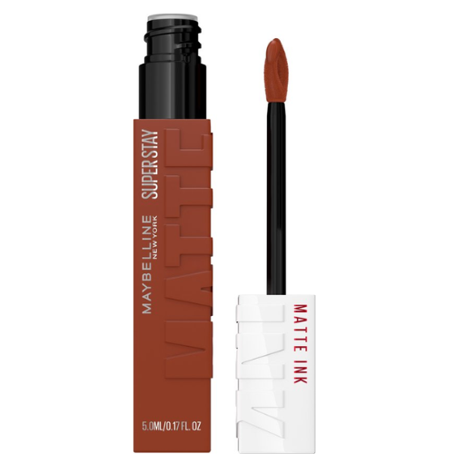 Maybelline New York - SuperStay Matte Ink Lipstick - 75 Fighter - Bruin - Matte, Langhoudende Lippenstift - 5 ml