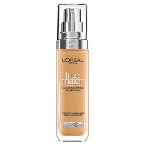 L’Oréal Paris True Match Foundation - 6,5D/W - Natuurlijk Dekkende Foundation met Hyaluronzuur - 30ml - Vegan