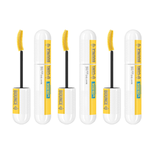 Maybelline New York - Colossal Curl Bounce Mascara - Very Black - Waterproof, Mega Volume Mascara - 10 ml - voordeelverpakking - 3 Stuks