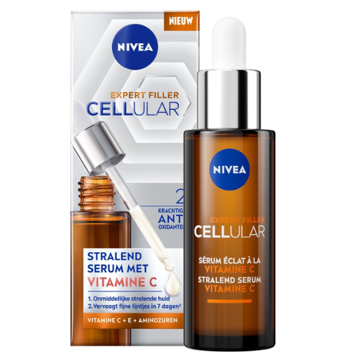 Sérum Visage Cellulaire Vitamine C NIVEA - Sérum Visage pour une Peau Éclatante - Anti-Rides et Anti-Âge - Soin de la Peau à la Vitamine C et E - 30 ml