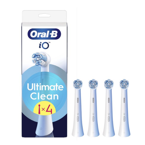 Brossettes Oral-B iO Series Ultimate Clean - Original - Poils croisés - Lot de 4