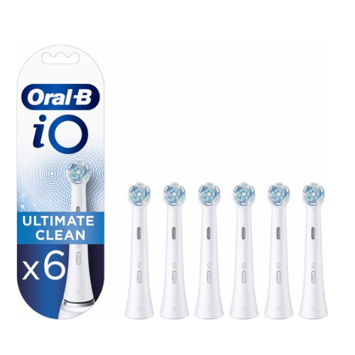 Brossettes de brosse à dents Oral-B iO Ultimate Clean White - Lot de 6