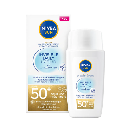 NIVEA SUN UV Gesicht Experte Fluide UV Quotidien Invisible LSF 50+ - 40 ml