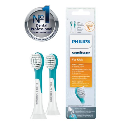 Philips Sonicare For Kids Compact HX6032/33 - Tête de brosse - 2 pièces - Vert