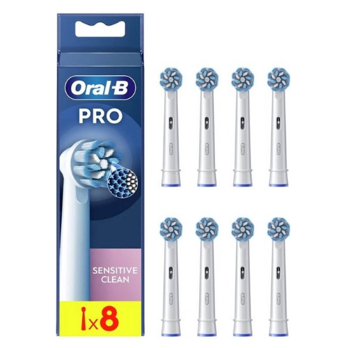 Brossettes de brosse Oral-B PRO Sensitive Clean (8 pièces) – Brossettes pour brosse à dents électrique