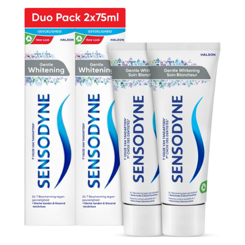 Sensodyne - Dentifrice blanchissant doux - Pack duo 2 x 75 ml