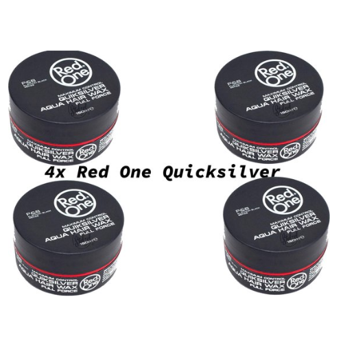 Cire capillaire Quicksilver Red One - 4 x 150 ml