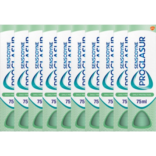 Sensodyne - Dentifrice - Pro Glasur - Protection Quotidienne - 12x 75ml