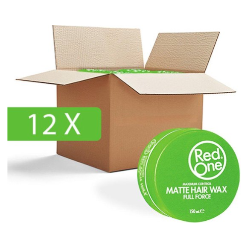 Cire coiffante mate Red One Wax - pack économique de 12 pièces