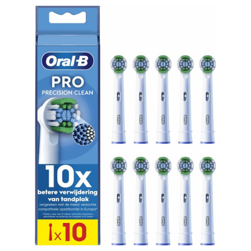 Brossettes de brosse Oral-B Precision Clean Pro - Technologie CleanMaximiser - Lot de 10